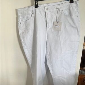 White Ankle-Length Women's Jeans